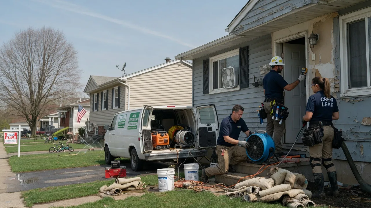 Flood Cleanup in Churchville, MD near me